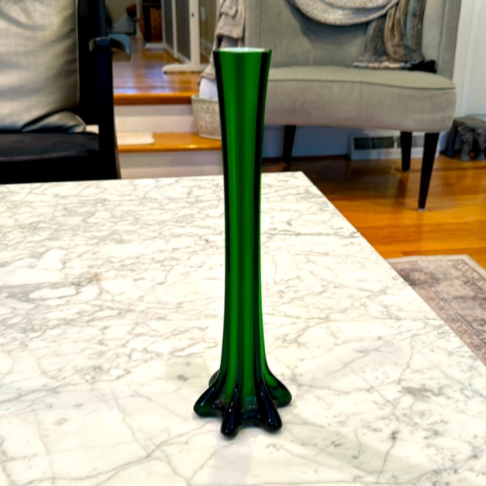Retro glass vase